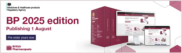 British Pharmacopeia 2025 - Publishing 1st August - Pre- Order now